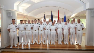 Naval ROTC cadets